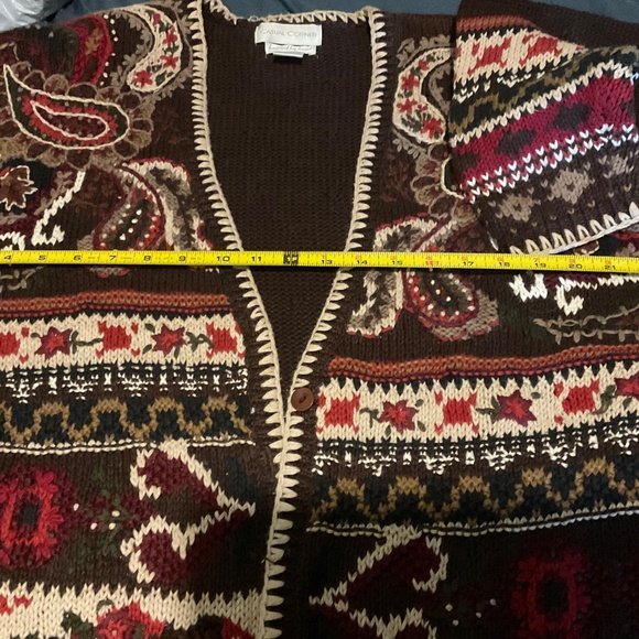 ‘CASUAL CORNER ‘’HAND KNITTED    VINTAGE   size  LARGE - Picture 8 of 10